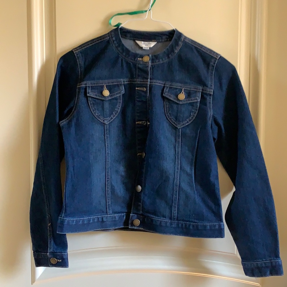 Lands End Kids denim jean jacket. New condition